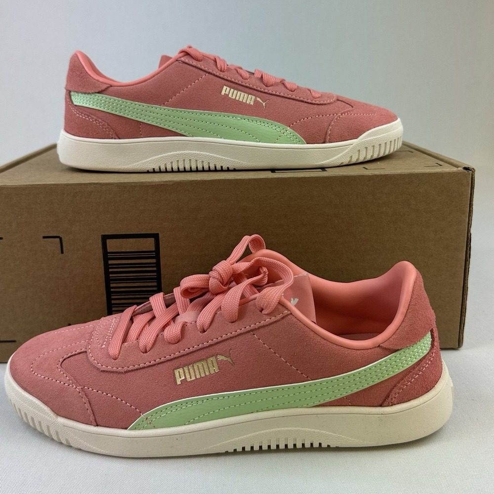 PUMA Club 5V5 Lace Up  Womens Pink Sneakers Casual Shoes 39948202 Sz 7.5